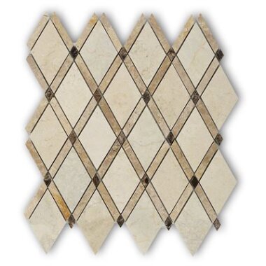 Majestic Tile 11" x 12" - Crema Marfil & Light Emperador & Dark Emperador