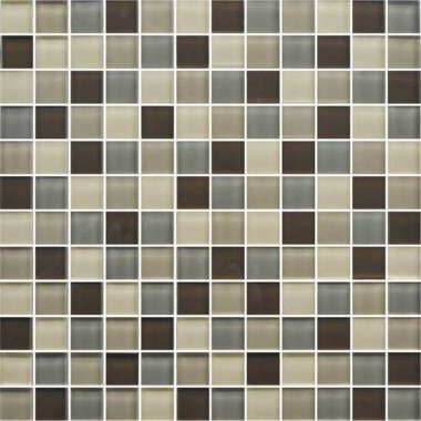 Color Appeal Tile Mosaic Blend 1" x 1" - Pecan Grove