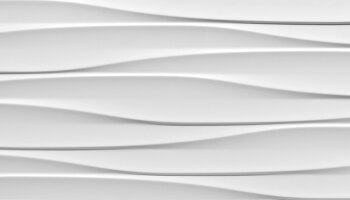Superwhite Deco Wave Marble Look Tile 12