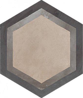 Terra Tile Deco F Hexagon 8.5" x 10" - Cornice