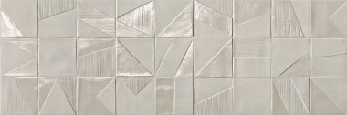 Mat & More Domino Decor Tile 10" x 30" - Grey
