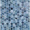 Agate Umbria Pearl 1 X 1 Hexagon Mosaic 12" x 12" - Umbria