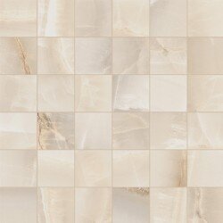 Akoya Mosaic 2"x2" Tile 12" x 12" - Ivory