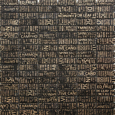 Artistic Impress 2 Mosaic Tile - 12" x 12" - Gold, Black