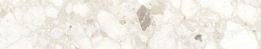 Venistone Bullnose Tile 3" x 24" - Ivory