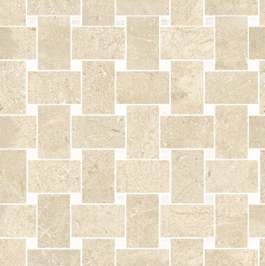 Themar Basketweave Tile 11.81" x 11.81" - Crema Marfil