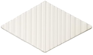 New Panal Rombo Linear Trend Tile 6" x 3.3" - White