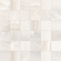 Akoya Mosaic 2"x2" Tile 12" x 12" - White
