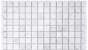 White Carrara Mosaic Tile 12