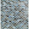 Agate Rimini Pearl 1/2 X 1 Mini Brick Mosaic Oj 12" x 12" - Rimini
