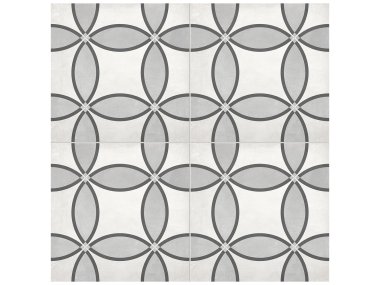 Form Zenith Deco Tile 8" x 8" - Ice