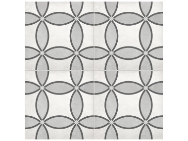 Form Zenith Deco Tile 8" x 8" - Ice