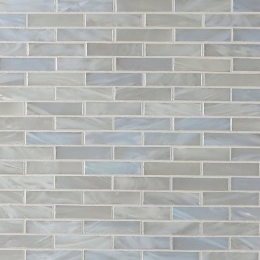 Amberly Glass Mosaic Tile 12.59" x 12.67" - Pearl
