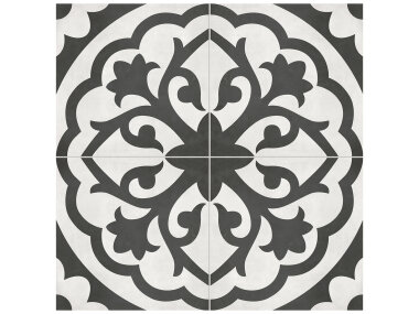 Form Monochrome Lotus Deco Tile 8" x 8" - Multi
