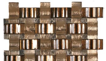 Cristallo Curved Blended Mosaic Tile 11.8