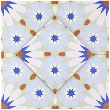 Hermosa Decor Tile 9" x 9" - Uffizi