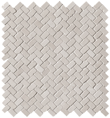 Maku Mini Herringbone Tile 0.5" x 1" - Light