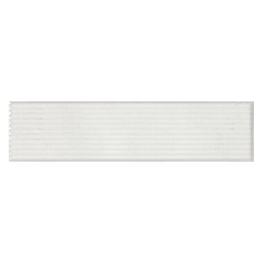 Stacy Garcia ArtBlock Grooved Tile "Polished" 4" x 16" - Bianco