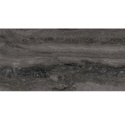 Via Appia Polished Vein Cut Marble Look Tile 12" x 24" - Dark