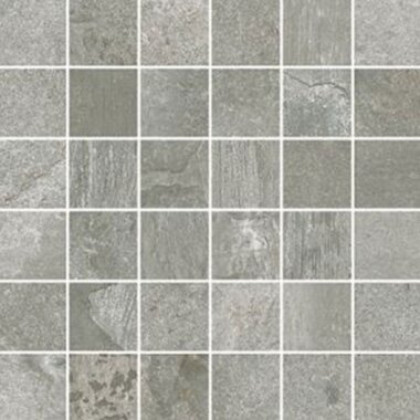 Gotham Mosaic Tile 12" x 12" - Gray