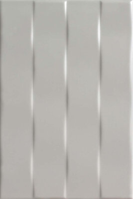 Lindt 3D Wall Tile "Matte" 9.8" x 15.7" - Light Grey