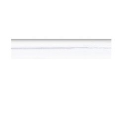 Themar Bullnose Marble Look Tile 2" x 10" - Bianco Lasa