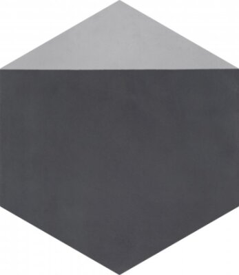 Bati Orient Cement Tile Hexagon Modern 8" x 9" - Antracite/Grey