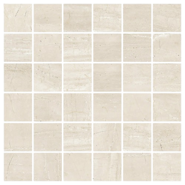 Neopolis 2" x 2" Mosaic Tile 12" x 12" - Bianco