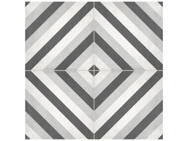 Form Diamond Deco Tile 8" x 8" - Ice