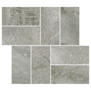 Gotham Intreccio Mosaic Tile 12" x 12" - Gray
