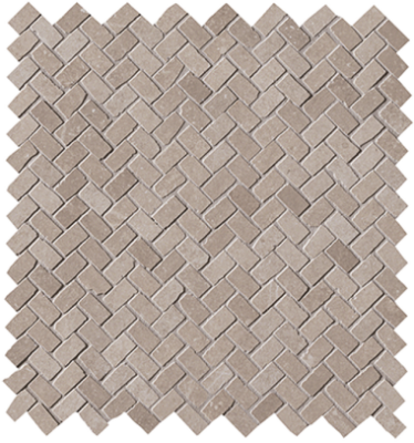 Maku Mini Herringbone Tile 0.5" x 1" - Nut