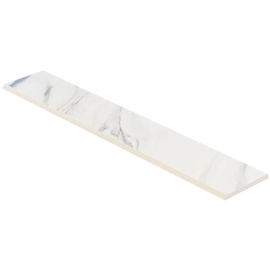 Calacatta Azul Bullnose Marble Look Tile 3" x 24" - Calacatta Azul