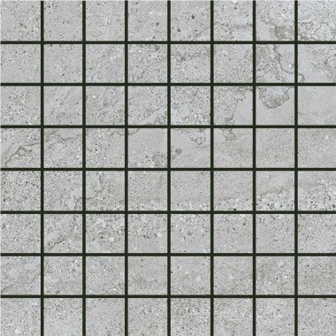 Chamonix 1.4" x 1.4" Mosaic Tile 12" x 12" - Gray