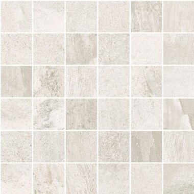 Gotham Mosaic Tile 12" x 12" - Bianco