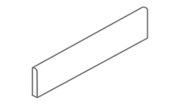 Matrix Tile Bullnose 3" x 24" - Taupe Blend