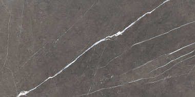 Piasentina Marble Look Tile Semi-Polished 18" x 36" - Dark Grey