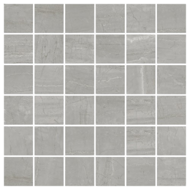Neopolis 2" x 2" Mosaic Tile 12" x 12" - Gray