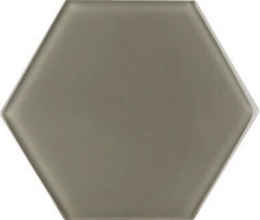 Vetro Hexagon 6" x 6" - Winter Taupe