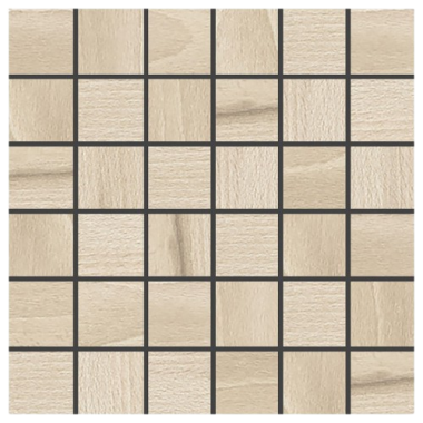 Woodscape 2" x 2" Mosaic Tile 12" x 12" - Natural