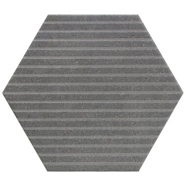 Casterly Rock Hexagon Decor Tile 9" x 10" - Gris