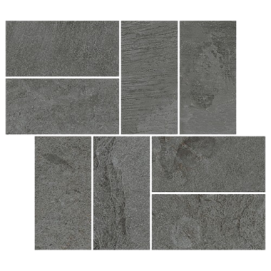 Gotham Intreccio Mosaic Tile 12" x 12" - Nero