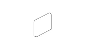 Mirasol Marble Look Tile Wall Bullnose Outcorner 3