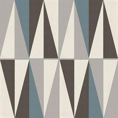 D_segni Tile Peak Deco 8" x 8" - M0UM Chalk, Midnight, Shadow, Smoke and Denim Blend