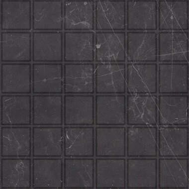 Gemma Mosaic Marble Look Tile 12" x 12" - Night