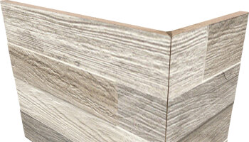 Wall Art Outer Corner Wood Look Porcelain Tile 8.25