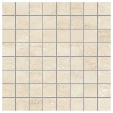 Navona 1.4" x 1.4" Mosaic Tile 12" x 12" - Sabbia