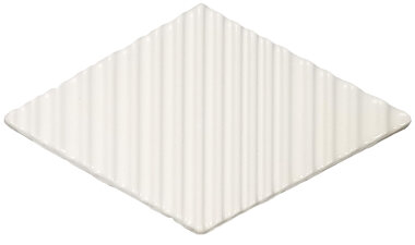 New Panal Rombo Linear Trend Tile 6" x 3.3" - White